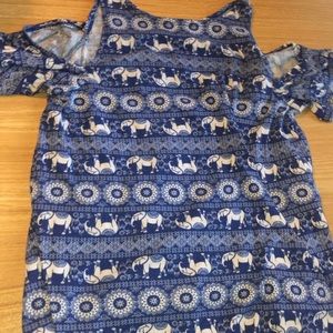 rue 21 elephant print t-shirt